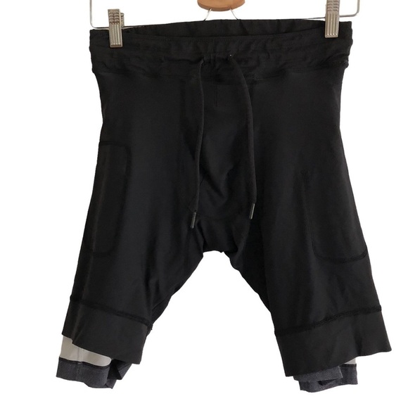 Lululemon Mens Shorts With Liner Gray Black Size Small - Picture 8 of 10